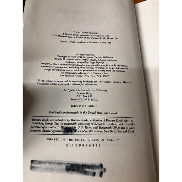 Agatha Christie Mystery Collection Lot of 3 Hardcovers Ex-Library Leatherette - Picture 11 of 16